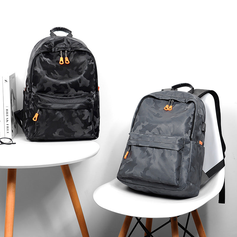 Durable Water-Resistant Camo Backpack