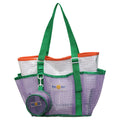 Mesh Beach Tote Bag with Detachable Pouch