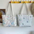 WoFloral Embellished Tote Bag
