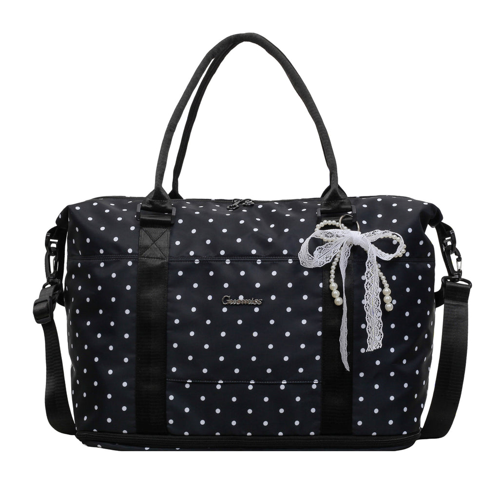 Stylish Polka Dot Travel Duffle