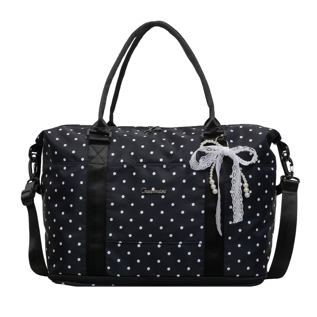 Stylish Polka Dot Travel Duffle