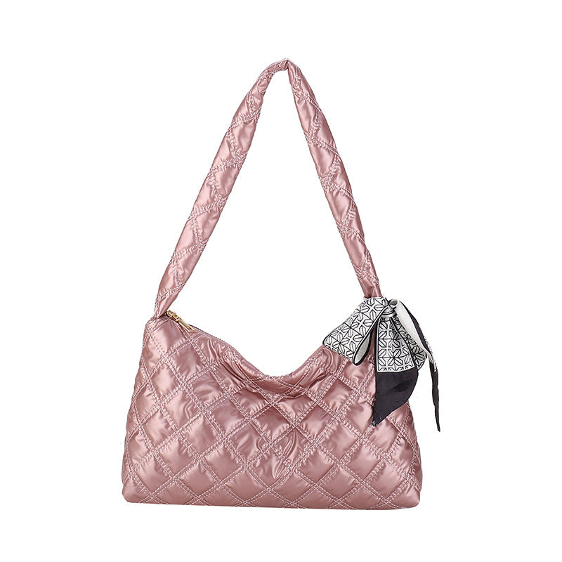 Quilted Shoulder Handbag Calm Wears