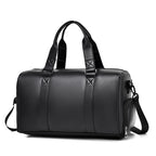 Premium Leather Weekender Duffel Bag