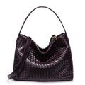 Textured Woven Hobo Bag
