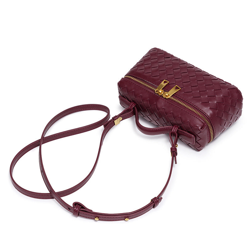 Luxury Woven Crossbody Handbag