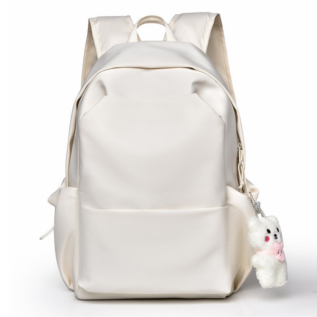 Practical leisure backpack with versatile compartments