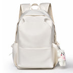 Practical leisure backpack with versatile compartments