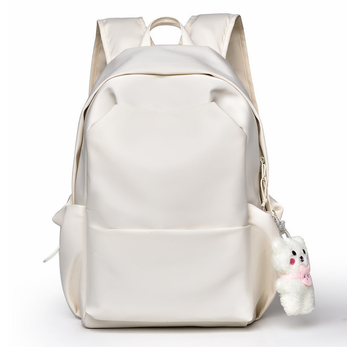 Practical leisure backpack with versatile compartments