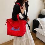 Spacious Canvas Tote Bag