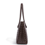 Woven Leather Tote Bag