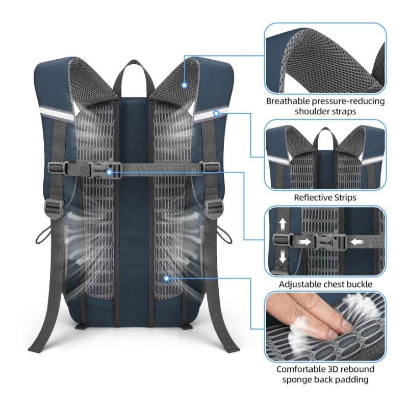 Multifunctional Backpack with Ergonomic Design and Multiple Compartments