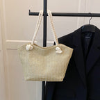 Chic Handwoven Beach Tote Bag
