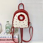 Plush Backpack with Fruity Design and Playful Details