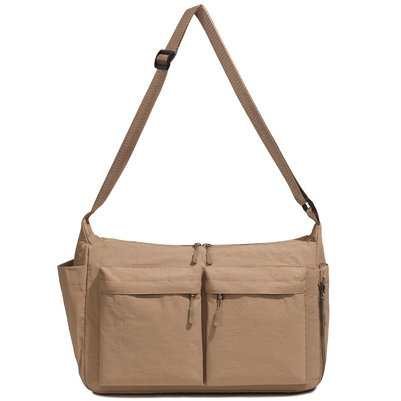 Multi-Pocket Crossbody Messenger Bag