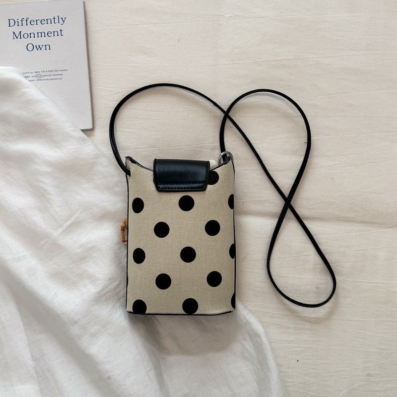 WoPlayful Polka Dot Crossbody Bag