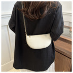 Minimalist Half-Moon Crossbody Bag