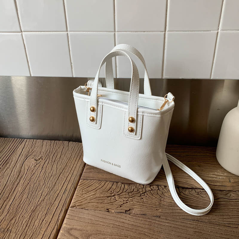 Ladies Mini-Handbag with elegant carry handle and practical inner compartment-https://detail.1688.com/offer/944377692432.html-Calm Wears-White-nothing-Calm Wears