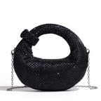 Chic Rhinestone-Embellished Handbag