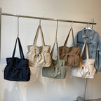 Practical everyday handbag with drawstring