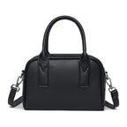 Textured Leather Mini Handheld Satchel