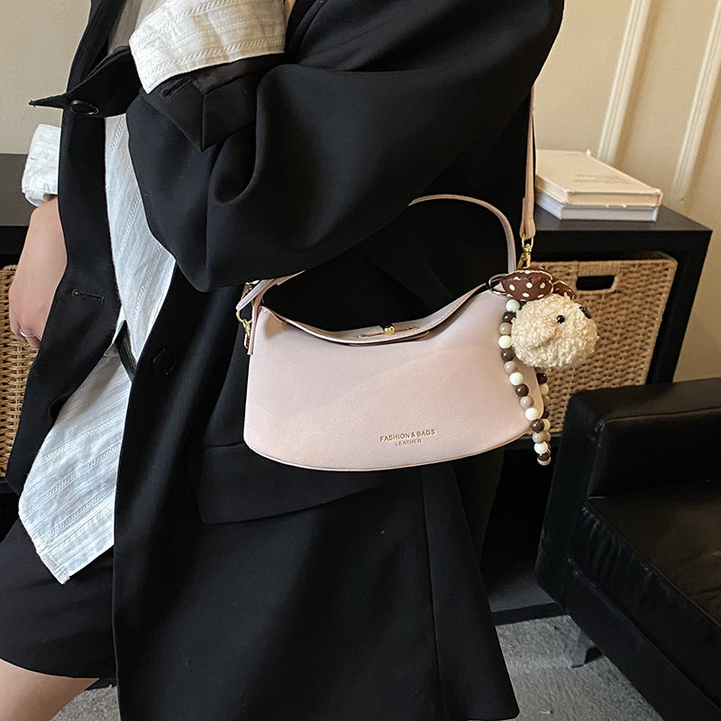 Women's shoulder bag with decorative pendant-https://detail.1688.com/offer/1017420588372.html-Calm Wears-Blue-Size: With pendant-Calm Wears