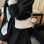 Women's shoulder bag with decorative pendant-https://detail.1688.com/offer/1017420588372.html-Calm Wears-Blue-Size: With pendant-Calm Wears