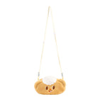 Plush Shoulder Bag with Unique Animal Motif