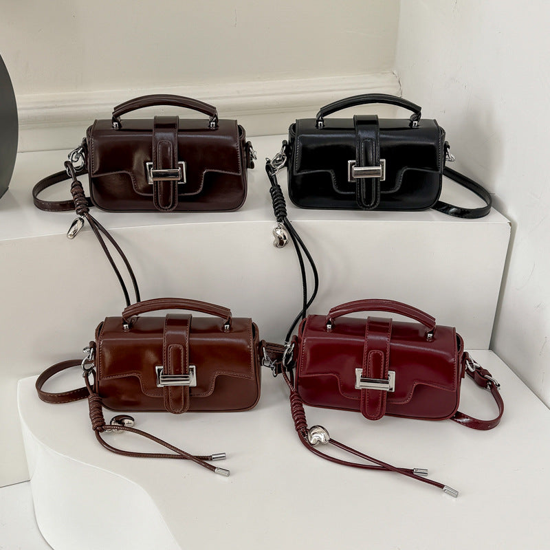 Women's handbag made of high-quality faux leather with detachable shoulder strap-https://detail.1688.com/offer/1004036188293.html-Calm Wears-Braun-Size: With pendant-Calm Wears
