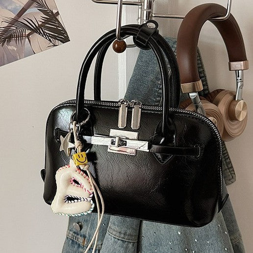 Women's Mini Handbag with Removable Pendant