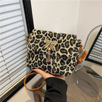 Chic Leopard Print Crossbody Bag