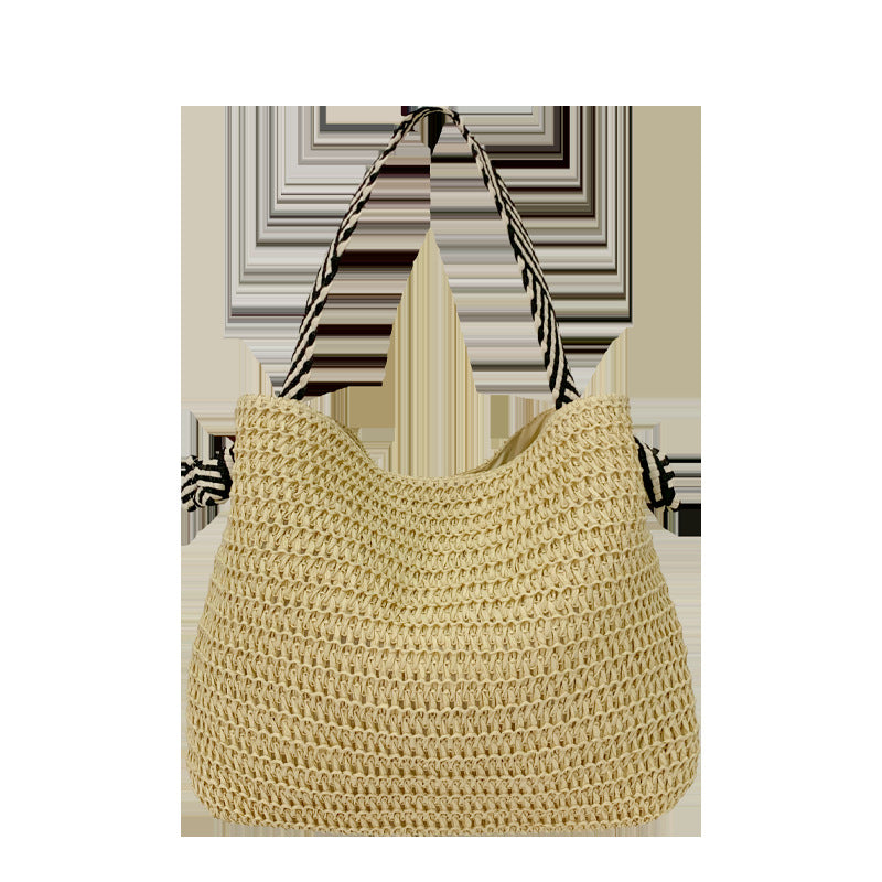 Hand-ven Straw Hobo Bag Calm Wears