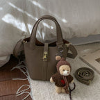 Women's mini handbag with playful animal charm-https://detail.1688.com/offer/998639940951.html-Calm Wears-Braun-Size: with tag-Calm Wears