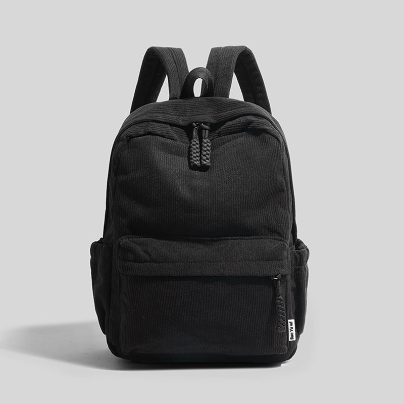 Ribbed Fabric Lightweight Backpack