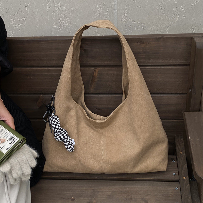 Women's fashionable tote bag with innovative carrying opening-https://detail.1688.com/offer/1008632173104.html-Calm Wears-Khaki-Size: without pendant-Calm Wears