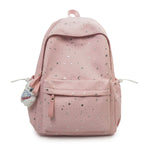 Backpack with Sparkling Stars and Modern Details