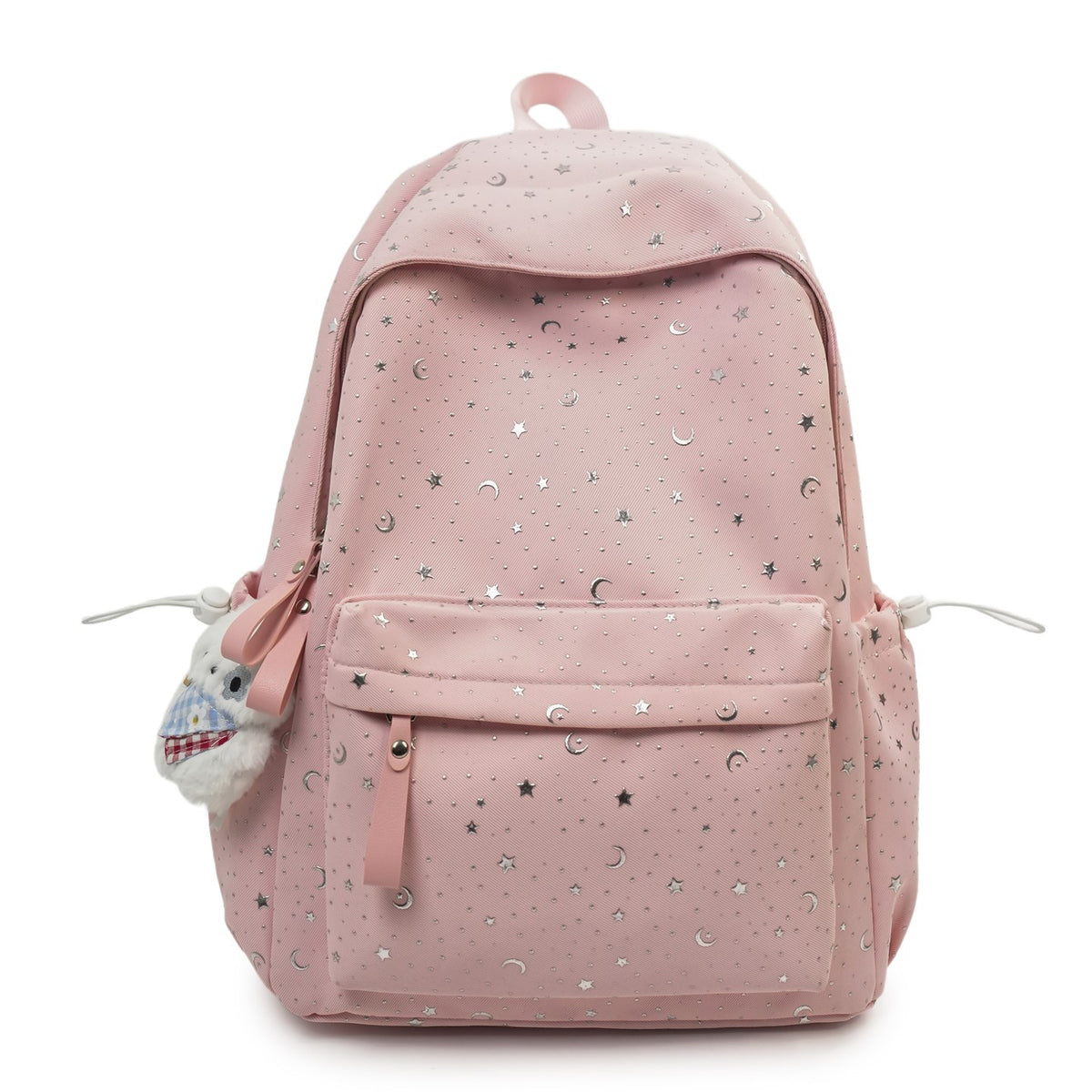 Backpack with Sparkling Stars and Modern Details