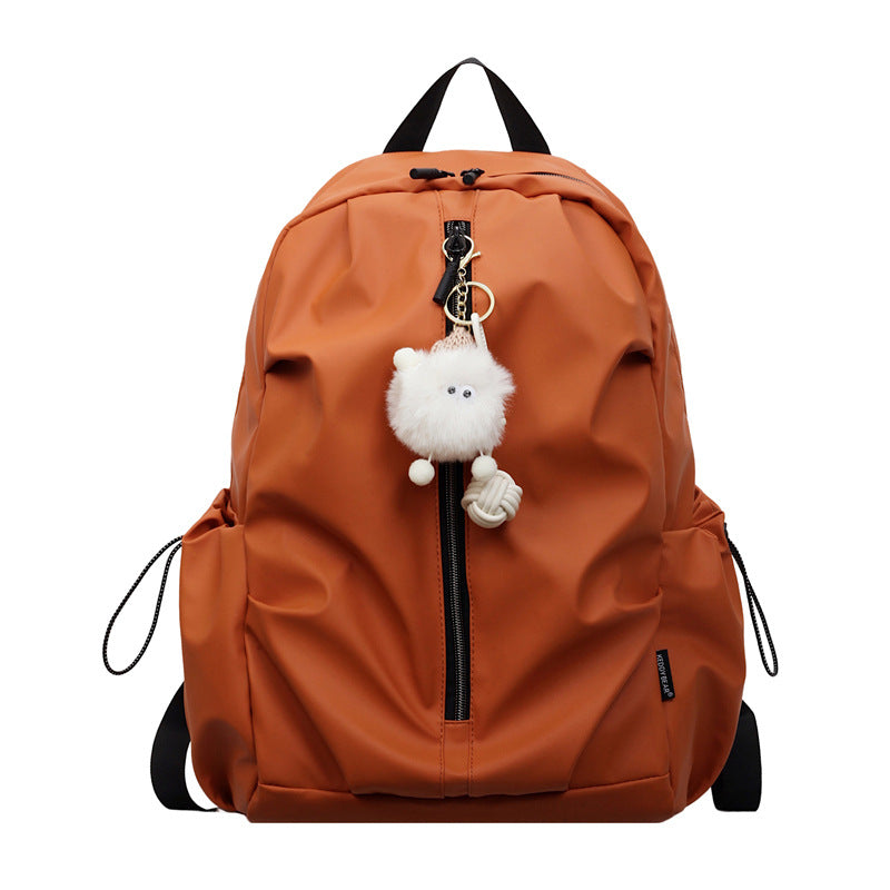 Multifunctional leisure backpack with practical viewing compartment