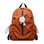 Multifunctional leisure backpack with practical viewing compartment