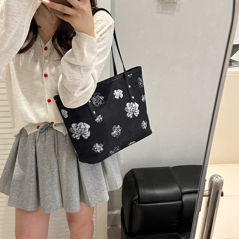 Floral Patterned Tote Bag