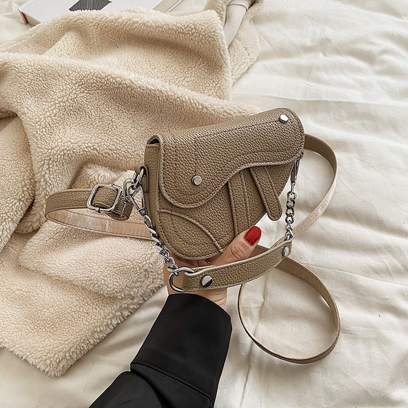 Women's mini handbag in modern, structured design-https://detail.1688.com/offer/775917120852.html-Calm Wears-Khaki-nothing-Calm Wears