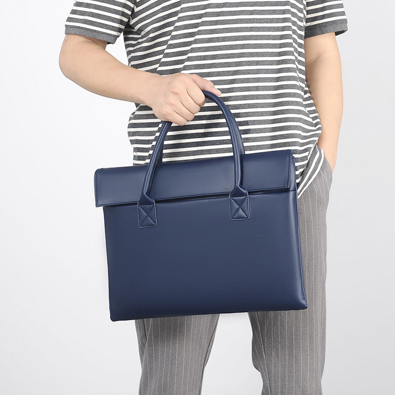Elegant Briefcase with Structured Design