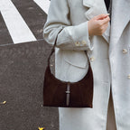 Women high-quality hobo bag made of suede-https://detail.1688.com/offer/994038237310.html-Calm Wears-Braun-nothing-Calm Wears