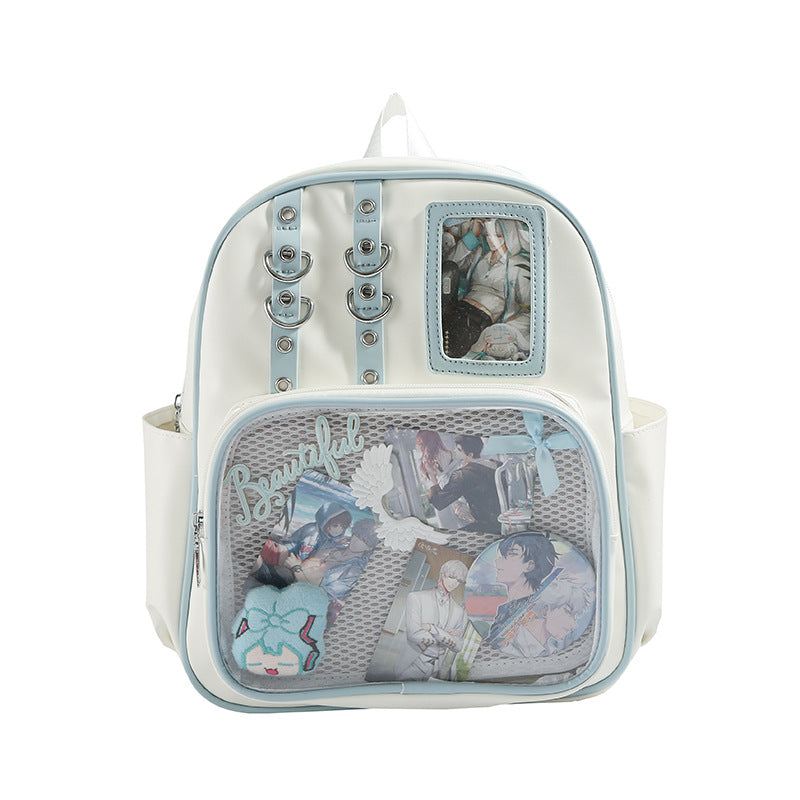 Creative Illustration School Backpack-https://detail.1688.com/offer/875419049781.html-Calm Wears-Blue-Calm Wears