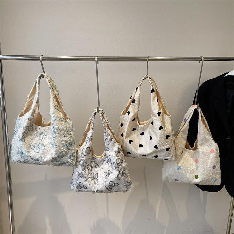 Embroidered Canvas Tote Bag