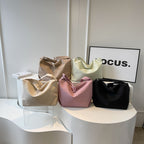 Contoured Soft Fabric Shoulder Bag Calm Wears
