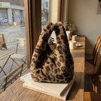 WoPlush Faux Fur Hobo Bag