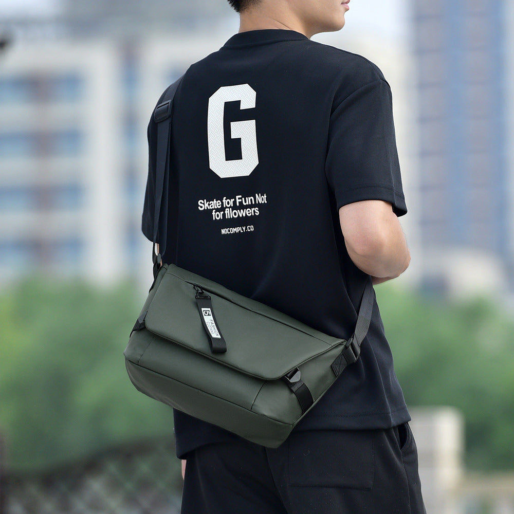 Contemporary Waterproof Messenger Bag