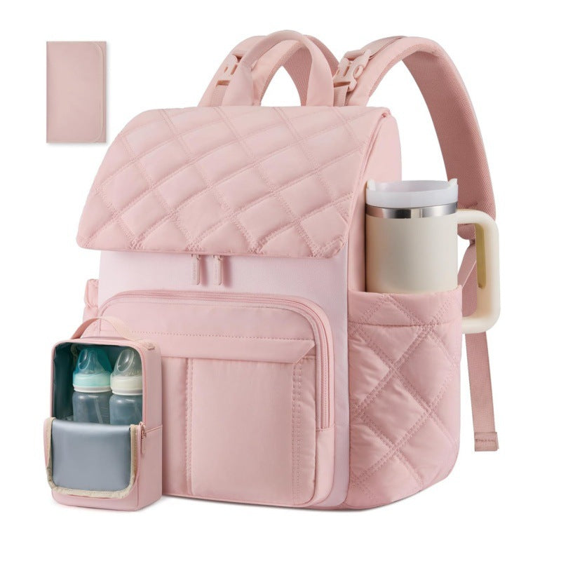 Multifunctional Wrap Backpack with Insulated Compartment and Organizer