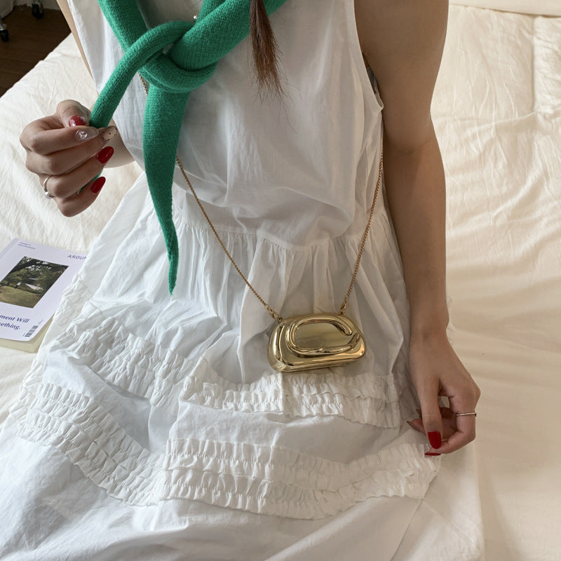 Chic Metallic Evening Clutch