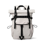 Urban Backpack with Flexible Roll Closure and Versatile Compartments